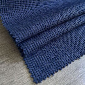 Hoosens BY1085 95% cool cotton 5% Spandex 300gsm navy stretch knit Fabric